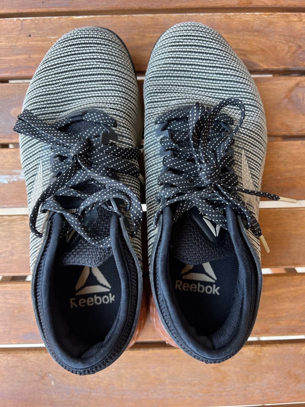 Reebok Nano 9 Crossfit Training Shoes Black Gum Light Sand Size 7